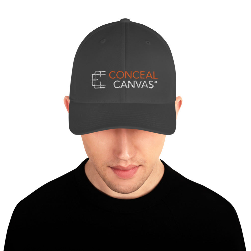 Conceal Canvas Fitted Twill Cap