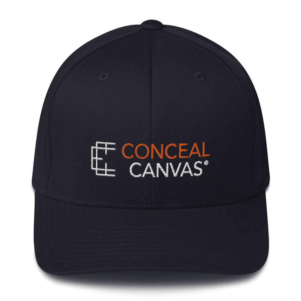 Conceal Canvas Fitted Twill Cap