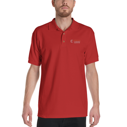 Conceal Canvas Embroidered Polo Shirt