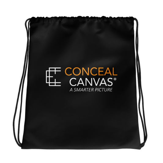 Conceal Canvas Drawstring bag